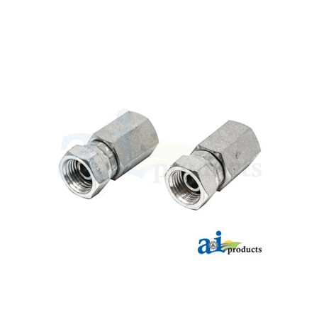 A & I Products Straight Female NPT Swivel X Female NPT Adapter 3.75" x4" x2" A-43D16